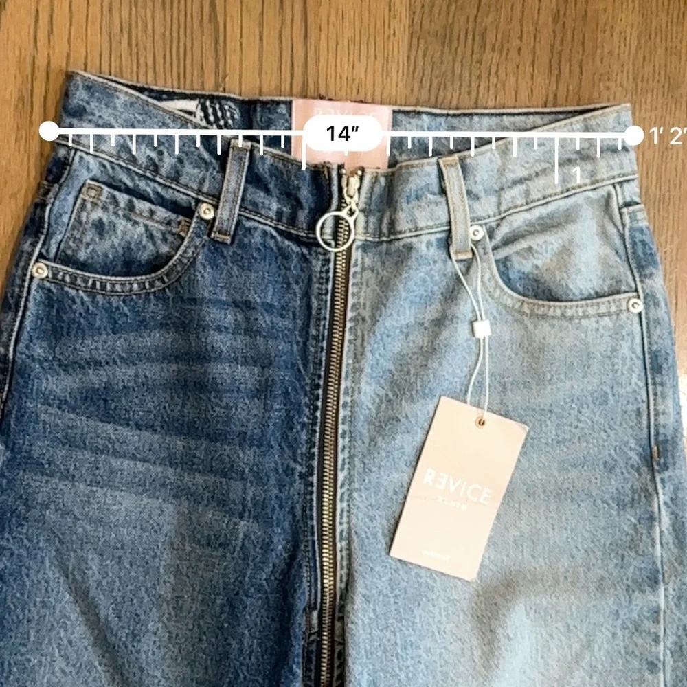 NEW Revice Jeans-Two Colors-Front to Back Zipper-Size 26